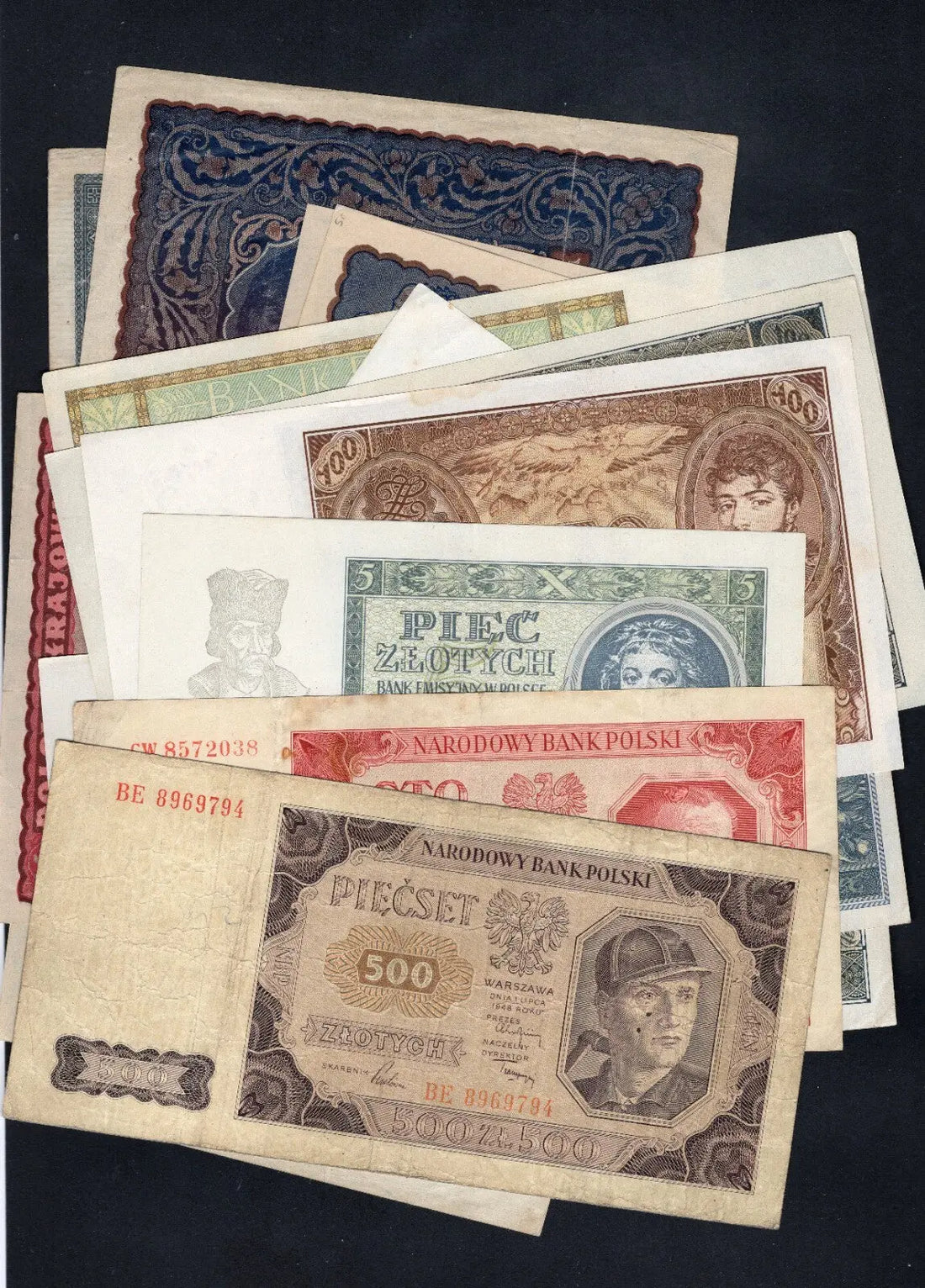 Vintage Polish banknotes (1919-1948)  Choose your  type  / D10