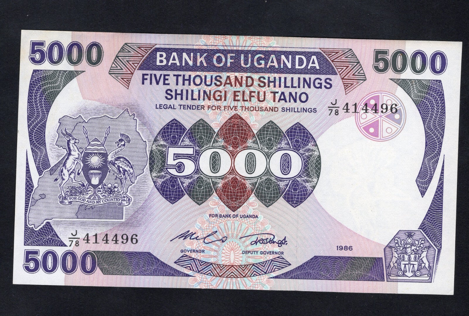 UGANDA 1000 SHILLING 2015 UNC/d11