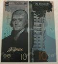 6pcs US President Banknotes USD 1/5/10/20/50/100 Colorful Set Gold Banknote - worldbanknote