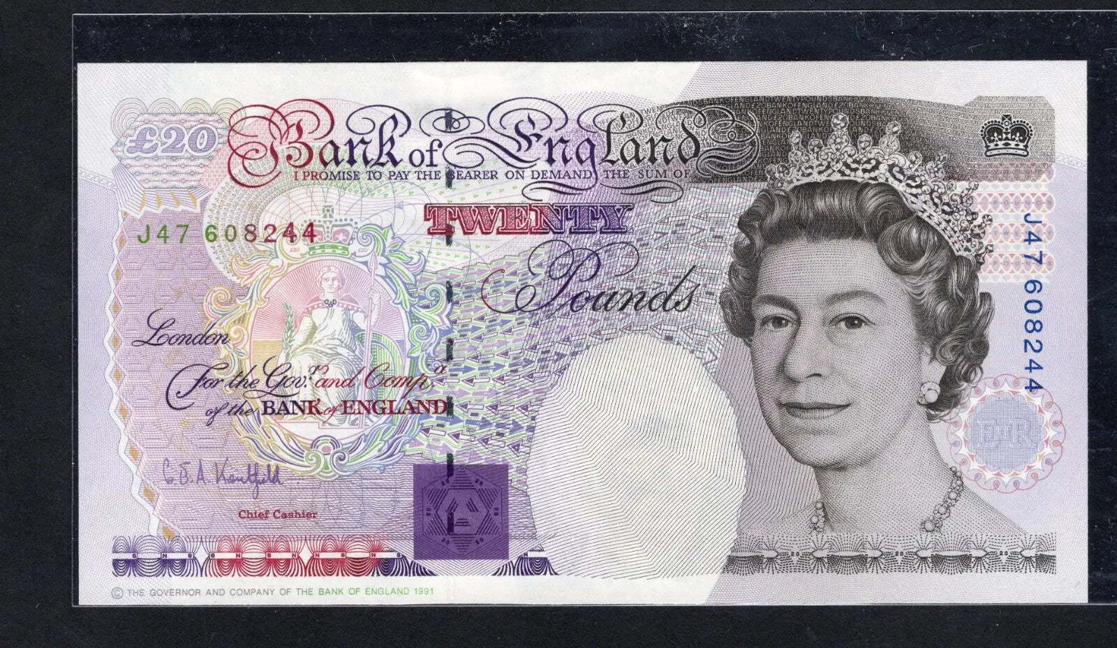Bank of England banknotes 5 to 50 pounds Kentfield Signature(1990/1993) /B1