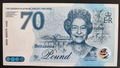 THE QUEEN'S PLATINUM JUBILEE 2022 BRITANNI COMMEMORATIVE BANKNOTE - worldbanknote