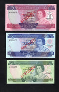 front of SOLOMON ISLANDS , SPECIMEN SET 1979, 2 - 10 DOLLARS UNC/d10