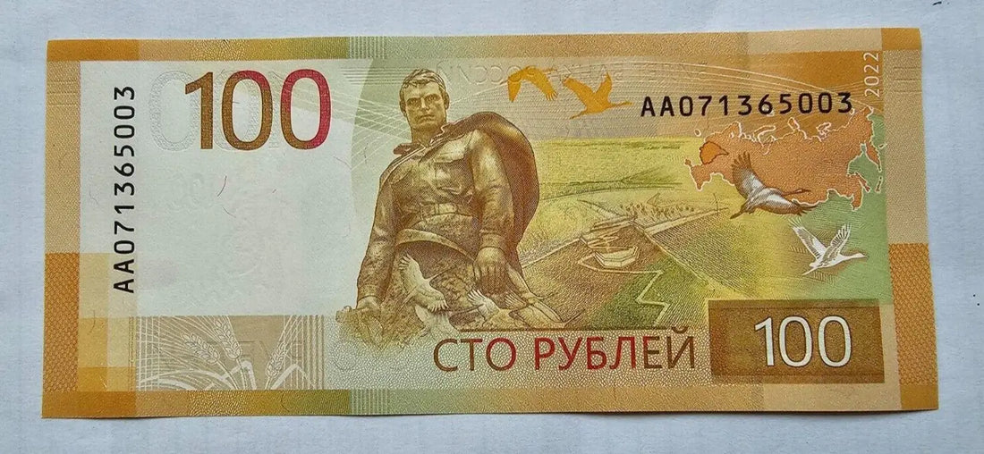 RUSSIA 100 RUBLES 2022 GEM UNC
