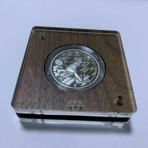 Tokyo 2020 Olympic 1000 Yen Silver Proof Coin Badminton New - worldbanknote