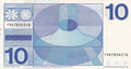 BANK OF NETHERLANDS , 10 GULDEN 1968 XF/ref d2 - worldbanknote