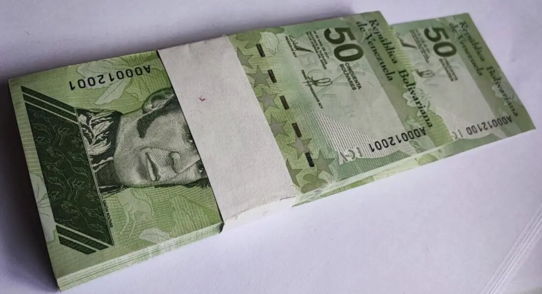 Venezuela 50 Bolivar Digitales Price Per Note