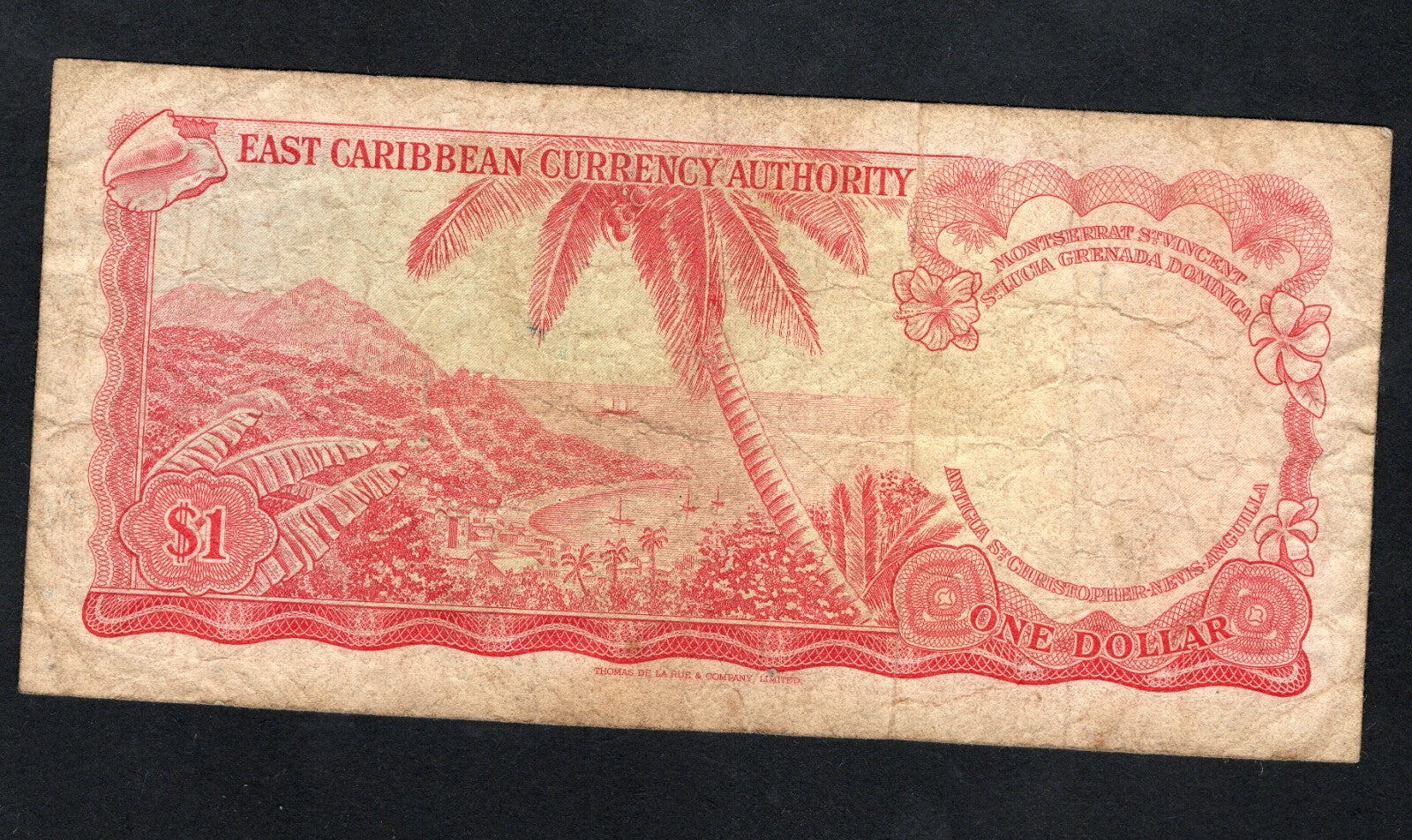 EAST CARIBBEAN  1 DOLLAR   VF /c2