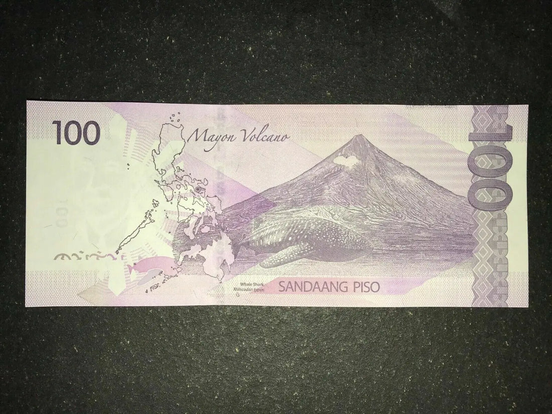 Philippines NGC 2019H 100 Pesos Ladder Banknote (EM123456)