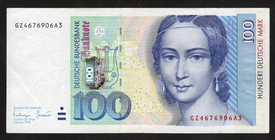 Germany Federal Republic 100 Deutsche Mark, 1993, P-41a Very FINE/W1