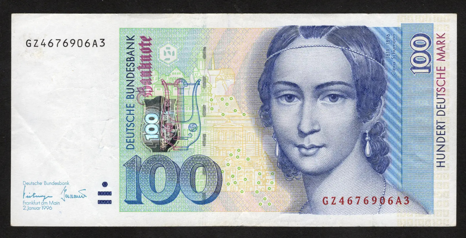 FRONT OF Germany Federal Republic 100 Deutsche Mark, 1993, P-41a Very FINE/W1