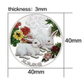 2pcs 2023 Year of The Rabbit Coin Chinese Zodiac Commemorative Medal in Capsule - worldbanknote