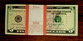 Uncirculated MINT US $5  Fiv Dollar Bill note RARE - UNC 2017SERIES Consecutive