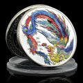 coins / souvenir - Chinese myths /phoenix silver plated - worldbanknote