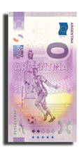 0 Euro Souvenir Banknote World Cup Qatar - Argentina Official Euro Souvenir - worldbanknote