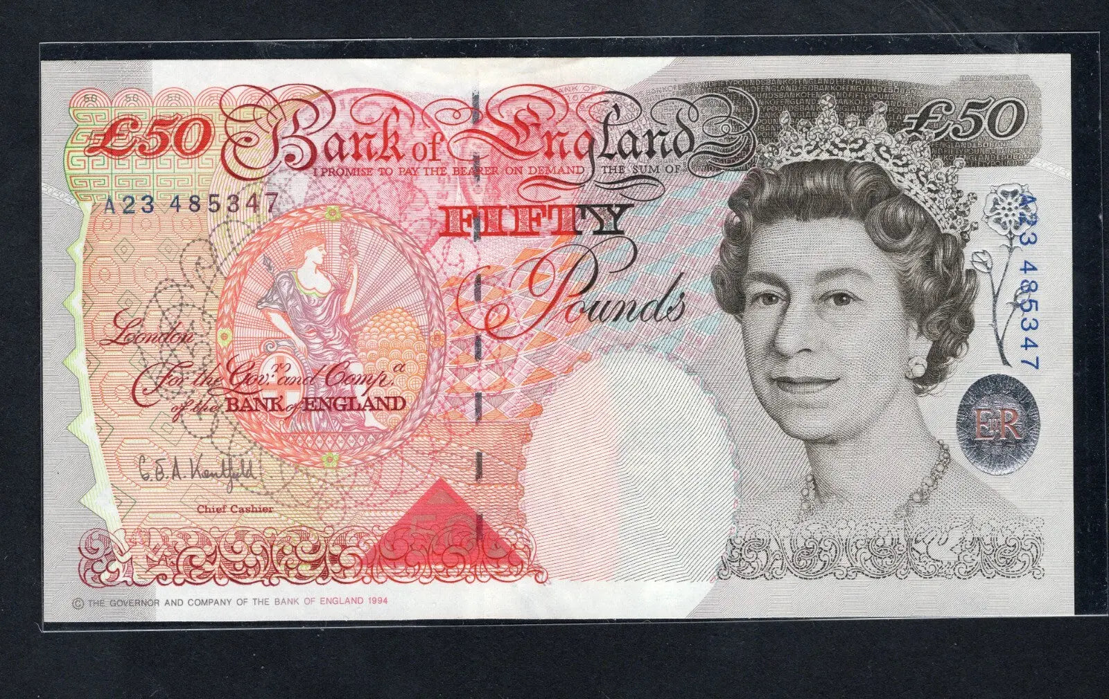 Bank of England banknotes 5 to 50 pounds Kentfield Signature(1990/1993) /B1