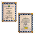 1 PC Great Myrillion Containers zimbabwe Banknote certificate 30003 Zeros Gift