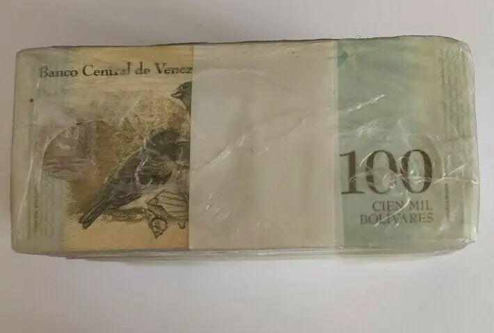 VENEZUELA 100000 BOLIVARES 2017 x 1000 Full Brick  LOT UNC 