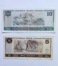 9 PCS 1980-1996 China RMB Bank Notes 4th Set in AU Condition