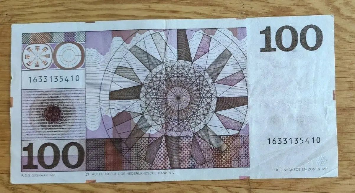 1970 Netherlands 100 Guilder Gulden - Michiel De Ruyter 