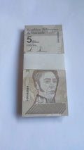 Venezuela 5 Bolivares 2021 New Unc. Bolivar Soberano Rare Banknotes