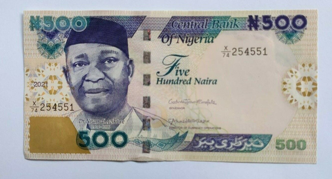 Nigeria 500 Naira UNC - worldbanknote