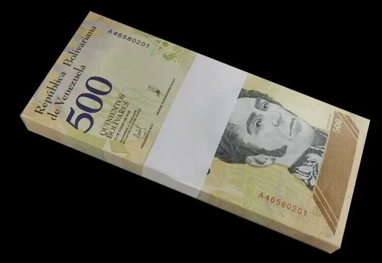 VENEZUELA BOLIVARES 100 X 500 2018 UNC LOT 100 PCS Total