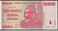 Zimbabwe Banknotes 100 Million Dollars 2008 P-80 UNC
