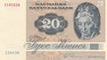 DENMARK 20 Kroner Circulated Banknote 1981/ref d22 - worldbanknote