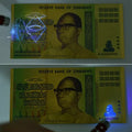 10xZimbabwe 100 Decillion Dollars  Gold Foil Banknotes African Lion