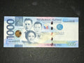 FRONT OF Philippines NGC Series 2019F 1000 Pesos Solid 6 Banknote (HB666666)