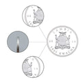 Rare Silver Plated Tiger Collectible Coin