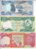 IRAQ 50 250 500 1000 5000 10000 25000 DINAR in almost uncirculated  condition