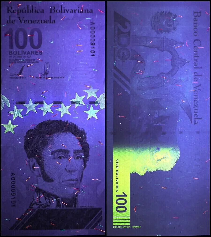 Venezuela 100 Bolivares Digitales  Bolivar Banknote UNC 2021 New