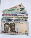 NIGERIA SET 5-20-50-100-200-500-1000 Nairas 2014-2021 UNC, P-29-41