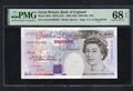 FRONT OF BANK OF ENGLAND SIG. KENTIFIELD  £20 Pick 387a EPQ68 THE ONLY FINEST  ON PMG