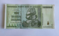 Zimbabwe 10 Trillion Dollars 2008 AA prefix in very fine condition - worldbanknote