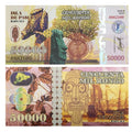 6xIsla De Pascua Rongo Banknotes  500, 1000, 2000, 5000, 10000, 50000 Fantasy/w1