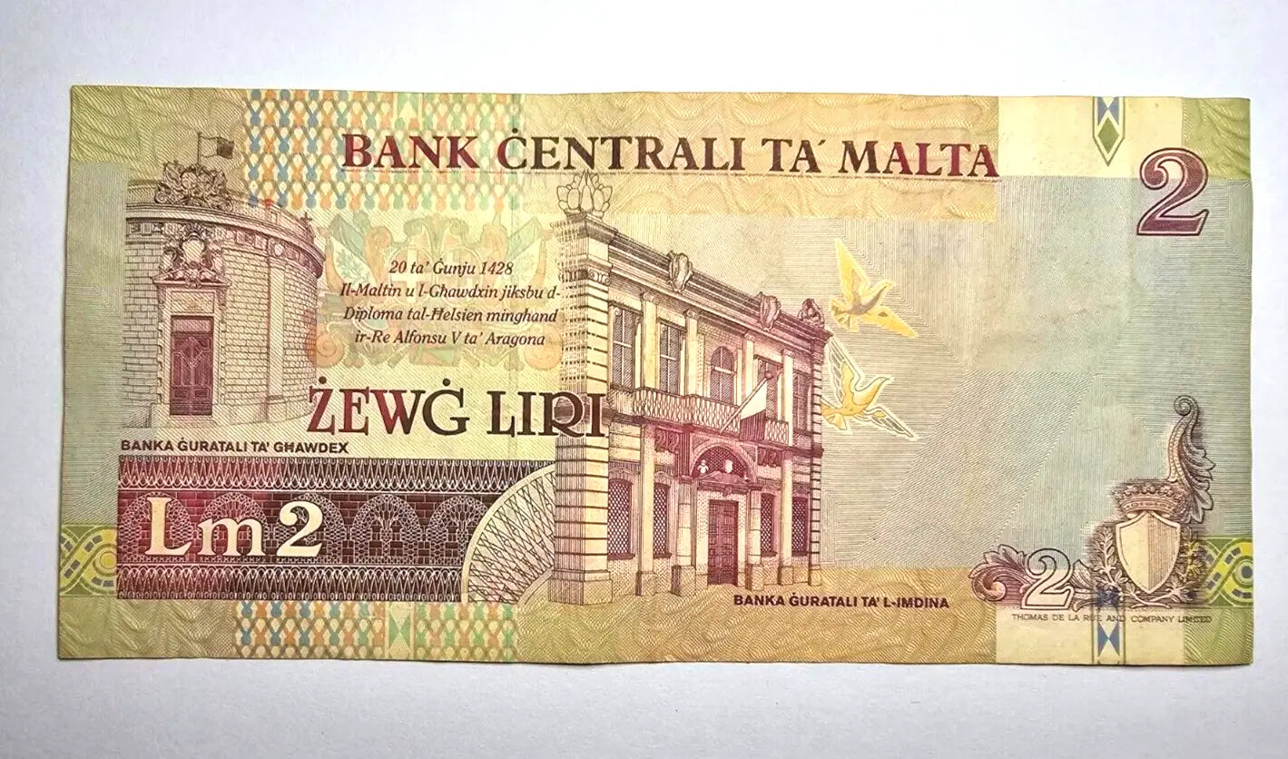 malta 2 liri very fine  1967 /ref d24