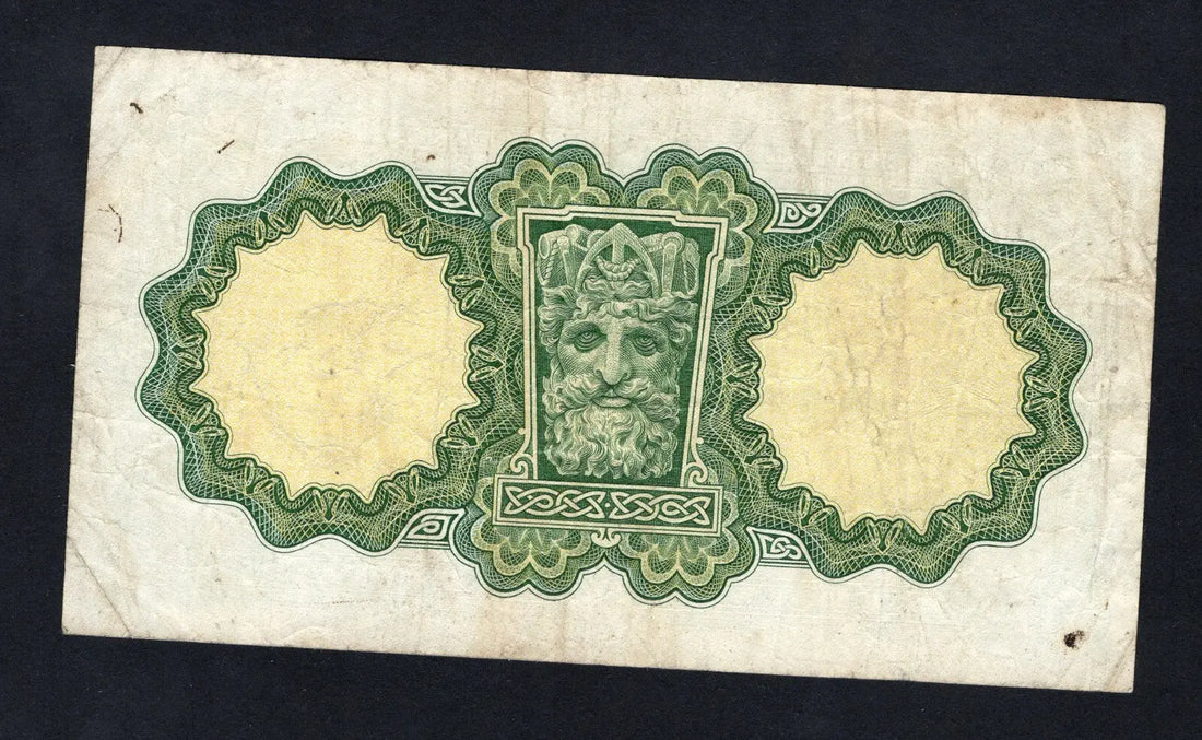 front of Ireland Lady Lavery 1 pound Note 1970 Very Fine /d 11
