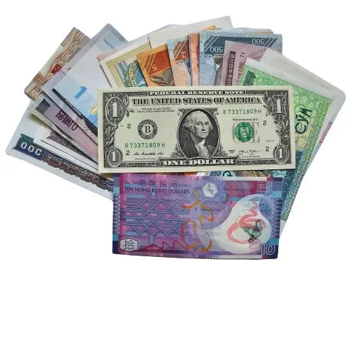 50pcs Different World banknotes  12 countries PAPER MONEY Uncirculated