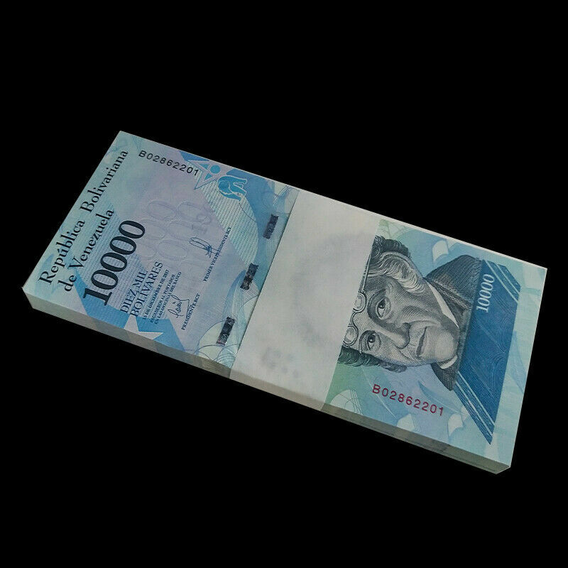 VENEZUELA BOLIVARES 100 X 10000 2016/2017UNC LOT 100 PCS Total - worldbanknote