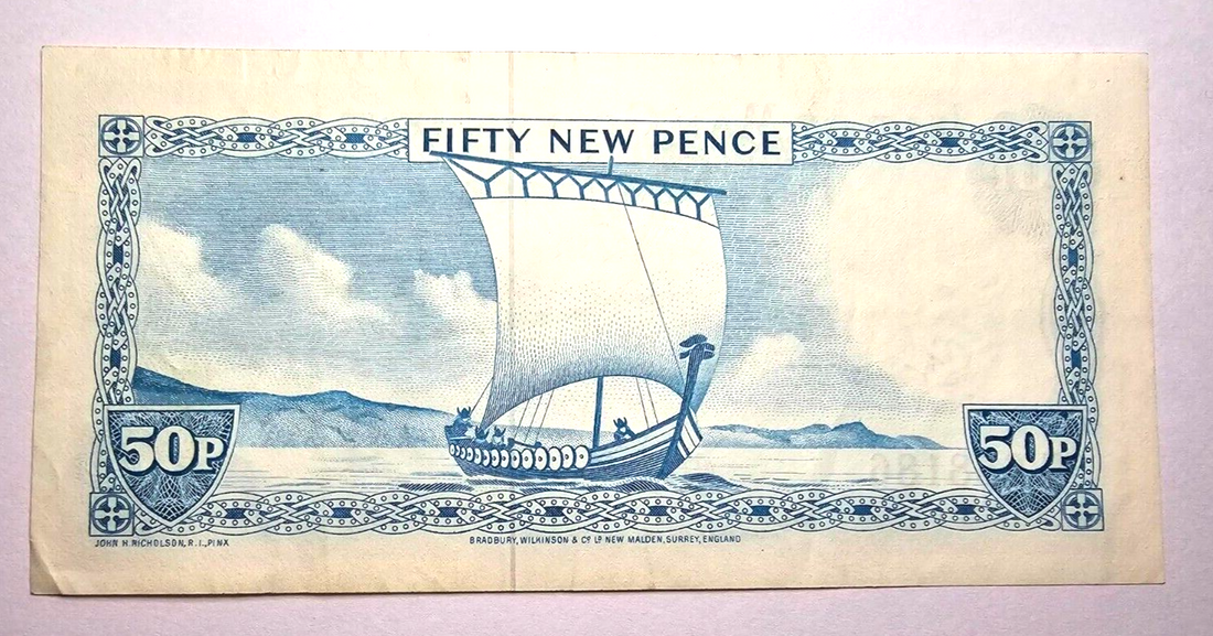 Isle of Man 50p pence very fine 1979 / ref d26 - worldbanknote