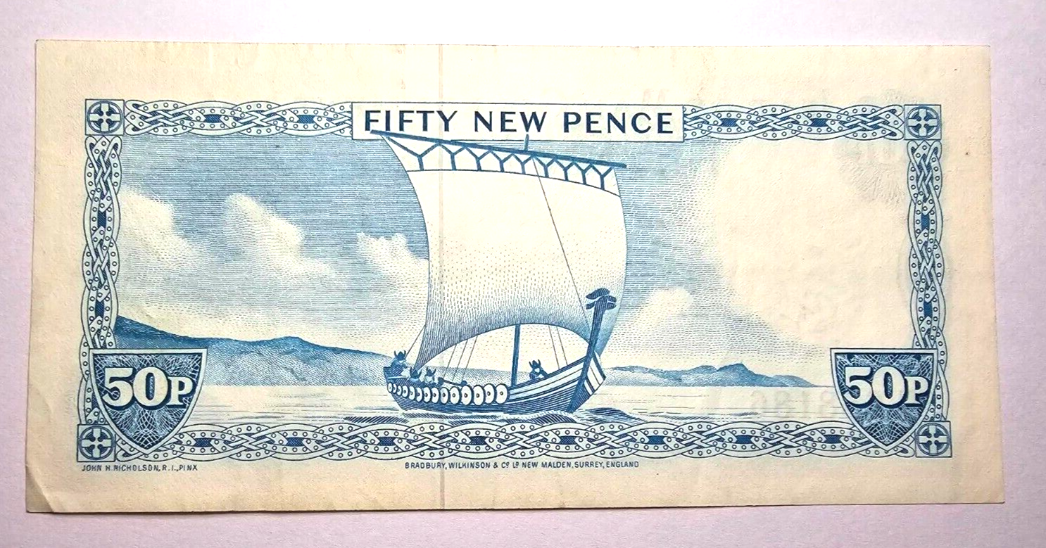 Isle of Man 50p pence very fine 1979 / ref d26 - worldbanknote