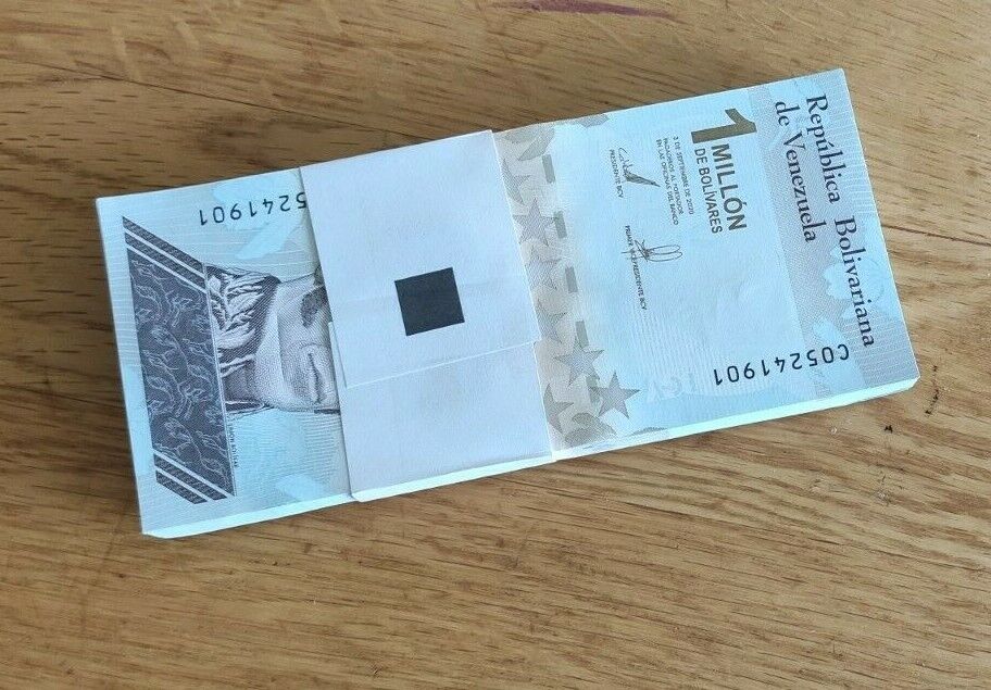 100xVENEZUELA 1.000.000 Million Bolivares note UNC 2021 pick NEW - worldbanknote