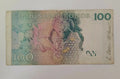 100 Sweden Kronor banknote used