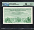 back of The commercial bank of scotland £100 specimen P-S335S choice uncirculated PMG 63