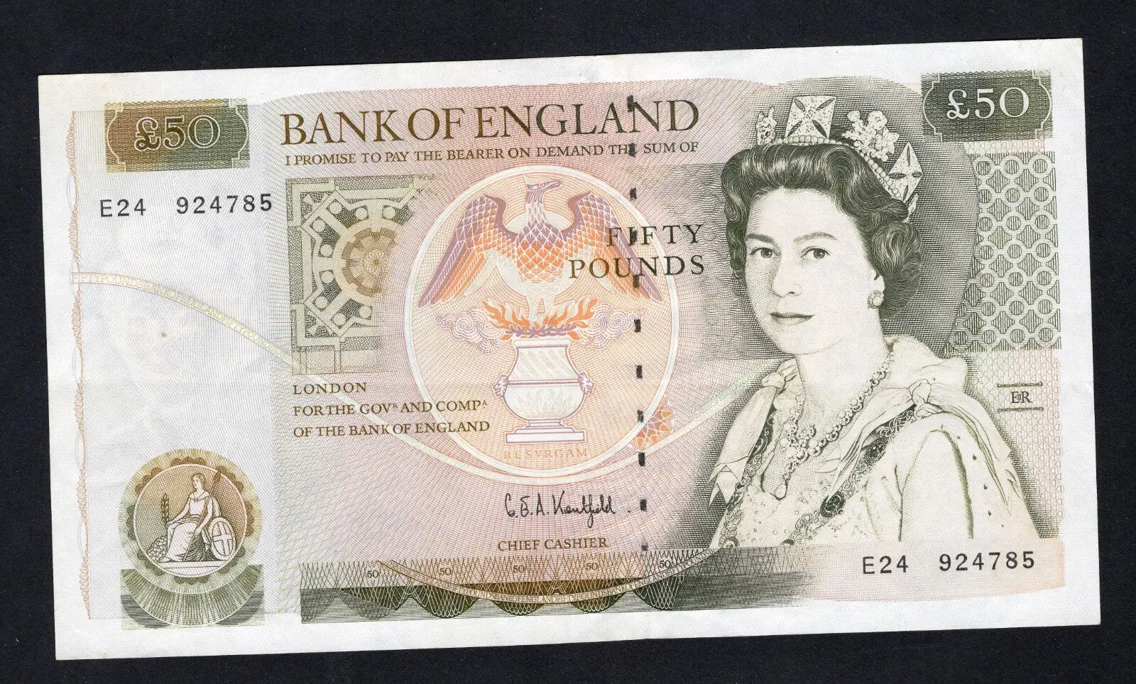 Bank of England banknotes 5 to 50 pounds Kentfield Signature(1990/1993) /B1