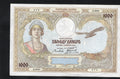 front of Yugoslavia 1000 Dinara 1931 Very Fine 