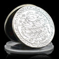 coins / souvenir - Chinese myths /phoenix silver plated - worldbanknote