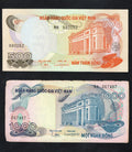 set of 5 notes:South Vietnam 20 to 1000 Dong 1970  Used/ref d5